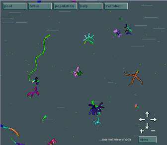 второй скриншот из Симулятор эволюции GenePool - Генетический пруд
