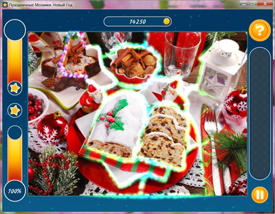 второй скриншот из HolidayMosaics. Christmas Puzzles / Праздничные мозаики. Новый год