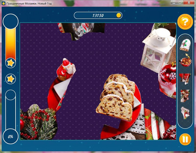 первый скриншот из HolidayMosaics. Christmas Puzzles / Праздничные мозаики. Новый год