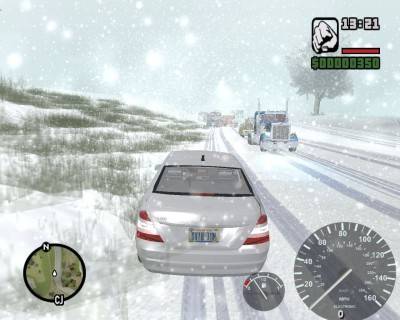 первый скриншот из Grand Theft Auto: San Andreas - Winter Edition