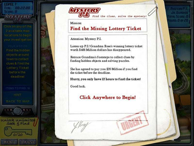 третий скриншот из Mystery P.I. - The Lottery Ticket