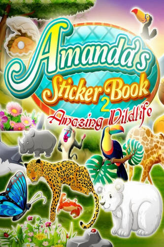 Обложка Amanda's Sticker Book 2 - Amazing Wildlife
