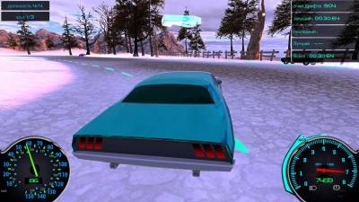 второй скриншот из Frozen Drift Race