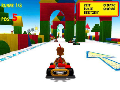 первый скриншот из Crazy Chicken: Kart Extra / Moorhuhn Kart Extra / Морхухн. Легенды картинга. Новый сезон