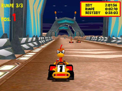 четвертый скриншот из Crazy Chicken: Kart Extra / Moorhuhn Kart Extra / Морхухн. Легенды картинга. Новый сезон