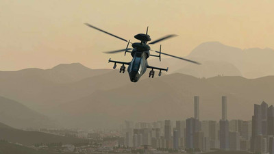второй скриншот из VTOL VR: AH-94 Attack Helicopter