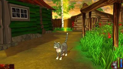 четвертый скриншот из Приключения кота Парфентия в деревне! / The Cat! Porfirio's Adventure