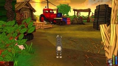 второй скриншот из Приключения кота Парфентия в деревне! / The Cat! Porfirio's Adventure