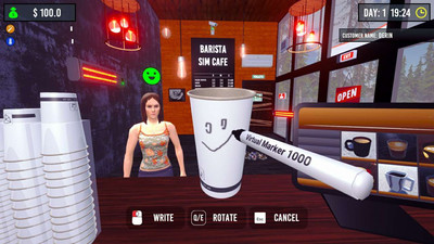 второй скриншот из Barista Simulator