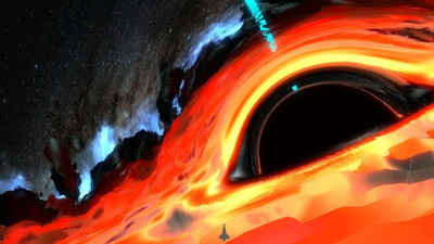 первый скриншот из Black Hole Simulator