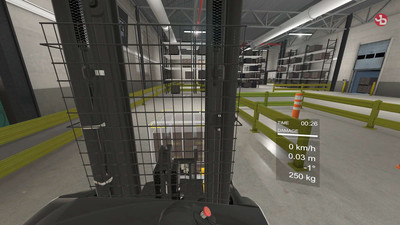 второй скриншот из Pixel Forklift Simulator