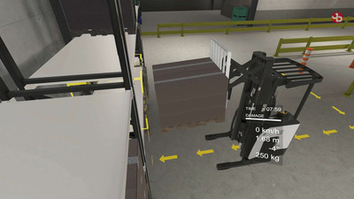 первый скриншот из Pixel Forklift Simulator