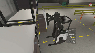 четвертый скриншот из Pixel Forklift Simulator