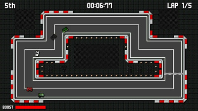 второй скриншот из Retro Pixel Racers