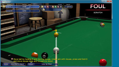 первый скриншот из Virtual Pool 4 Offline