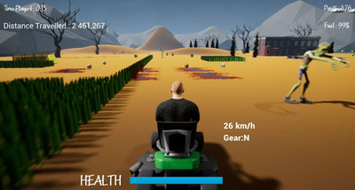 третий скриншот из Lawnmower Game: Zombies