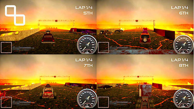 первый скриншот из Rock n' Rush: Battle Racing