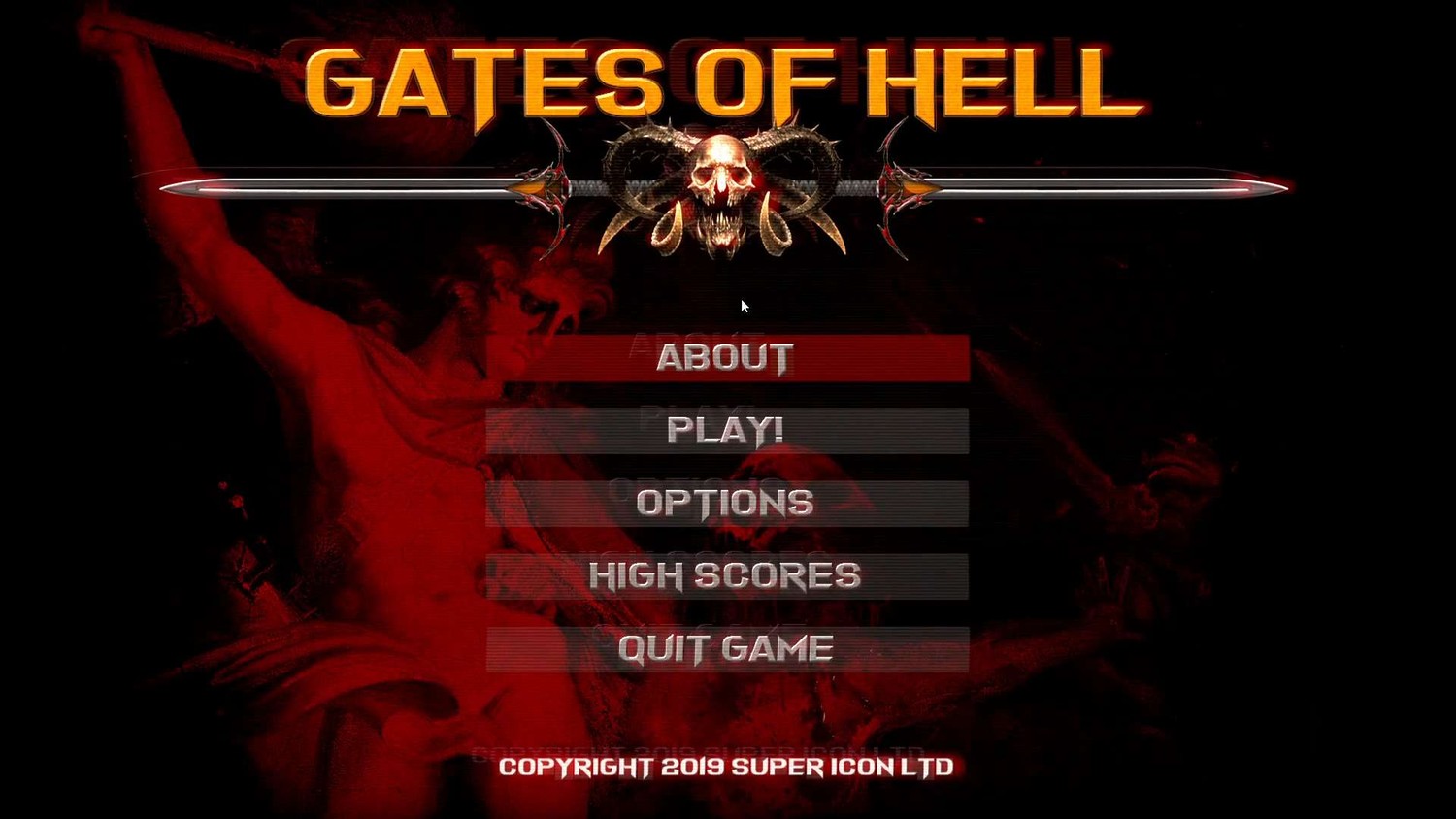 Gates og Hell. Еркщгпр еру пфеуы ща Рудд. Through the Gates of Hell.