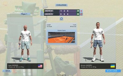 первый скриншот из Full Ace Tennis Simulator