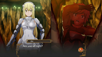 второй скриншот из Is It Wrong to Try to Pick Up Girls in a Dungeon? Infinite Combate