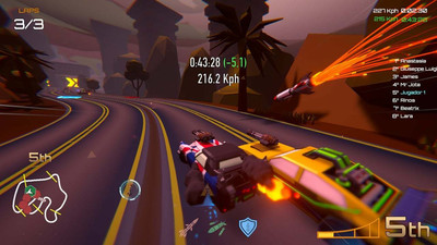 четвертый скриншот из Motor Strike: Racing Rampage
