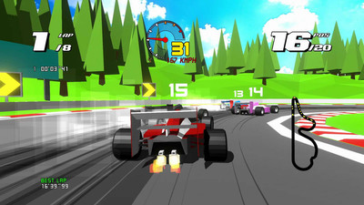 второй скриншот из Formula Retro Racing