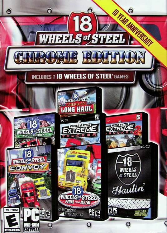 Сборник 18 Wheels of Steel: Chrome Edition 10th Year Anniversary 7 Games In 1