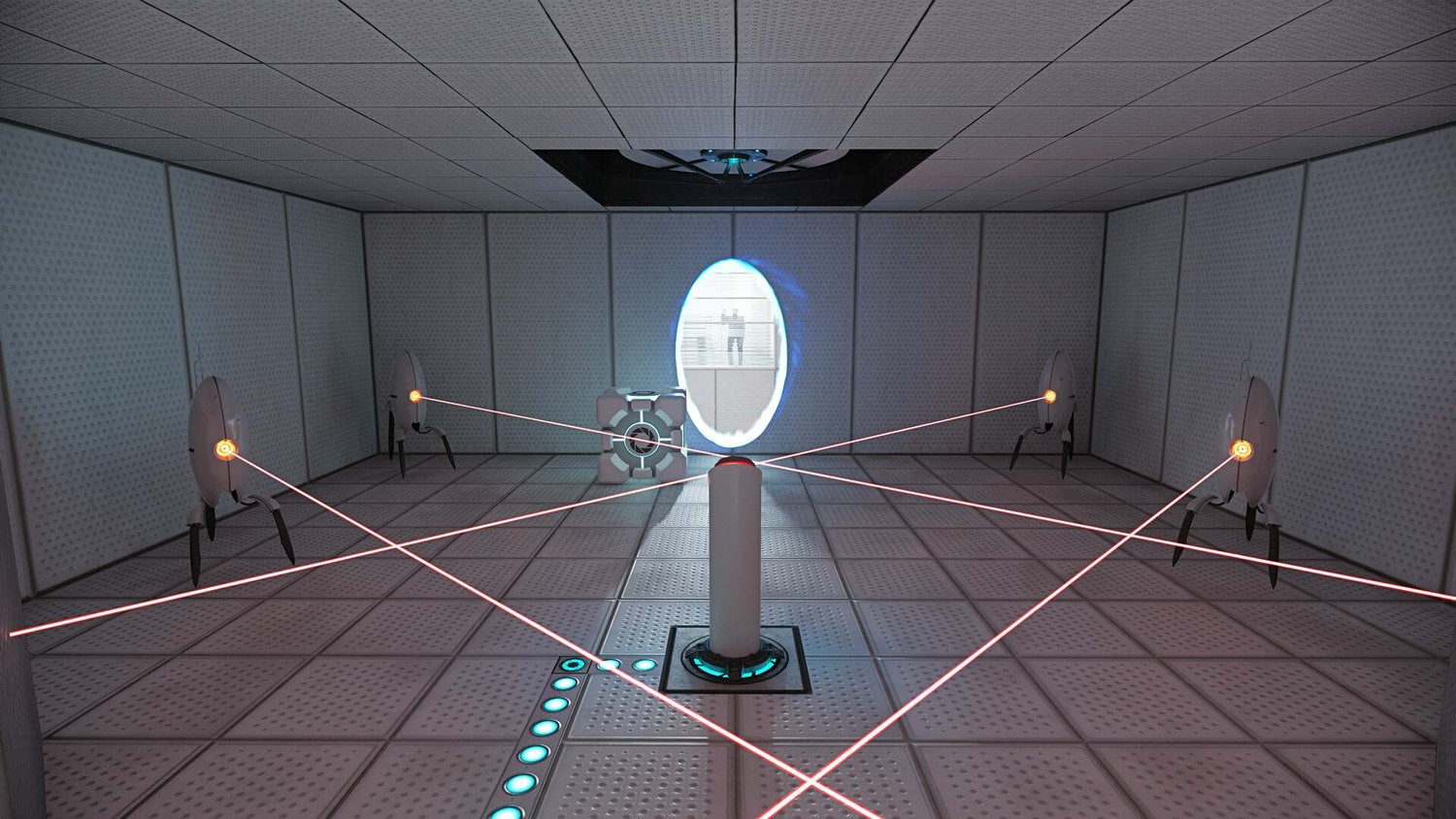 Portal 2 комната с 3 лазерами фото 19