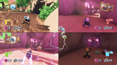четвертый скриншот из Smurfs Kart
