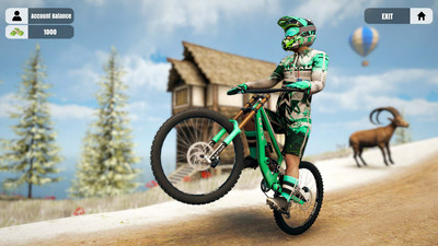 четвертый скриншот из Mountain Bicycle Rider Simulator