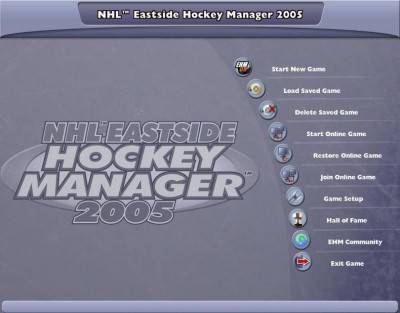 второй скриншот из NHL Eastside Hockey Manager 2005 + Чемпионат России