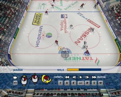 второй скриншот из NHL 07 + mod RHL 2007 + mod VHL 2007