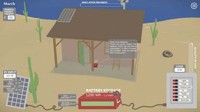 четвертый скриншот из Off-Grid Solar Cabin Simulator