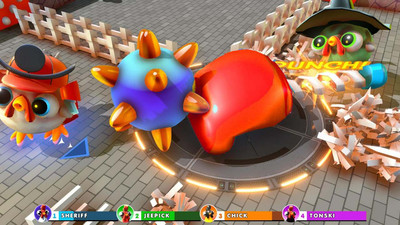 четвертый скриншот из Chickenoidz Super Party