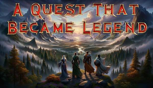 Обложка A Quest That Became Legend