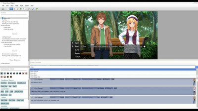 второй скриншот из Visual Novel Maker