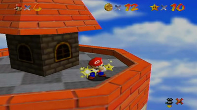 первый скриншот из Super Mario 64