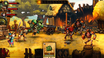четвертый скриншот из SteamWorld Quest Hand of Gilgamech