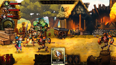 третий скриншот из SteamWorld Quest Hand of Gilgamech