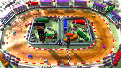 четвертый скриншот из Rock 'N Racing Off Road DX