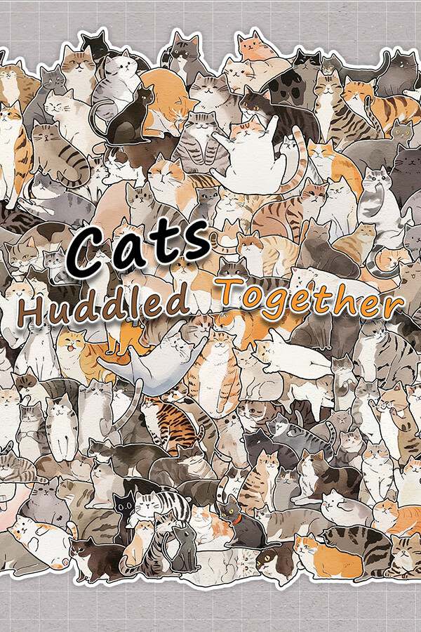 Cats Huddled Together