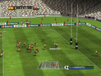 второй скриншот из Rugby 08