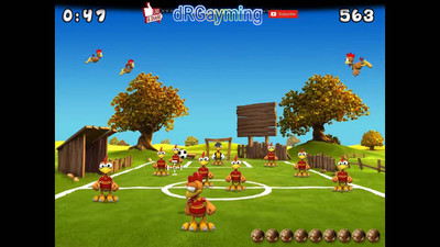 второй скриншот из Moorhuhn: Soccer / Crazy Chicken: Soccer / Морхухн. Эпидемия футбола
