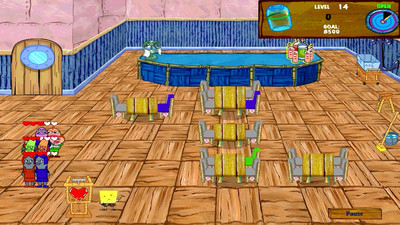 второй скриншот из SpongeBob SquarePants Diner Dash 2: Two Times the Trouble