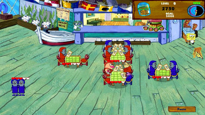 четвертый скриншот из SpongeBob SquarePants Diner Dash 2: Two Times the Trouble