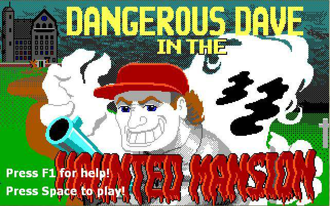 Dangerous Dave and the Haunted Mansion Clone!