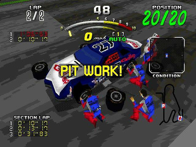 первый скриншот из Daytona USA Evolution