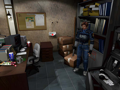 четвертый скриншот из Resident Evil 2 HD mod