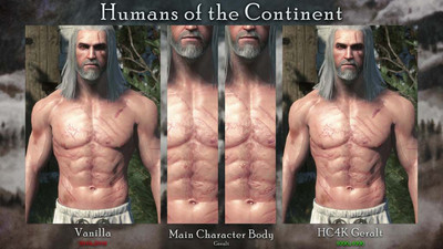 четвертый скриншот из Модификация – The Witcher 3 Humans of the Continent 4K-2K Textures