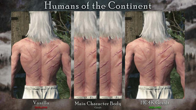 второй скриншот из Модификация – The Witcher 3 Humans of the Continent 4K-2K Textures
